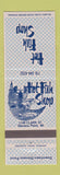 Matchbook Cover - Hot Fish Shop Stevens Point WI