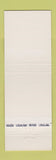 Matchbook Cover - Atlantic North Seafood Lobster