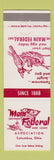 Matchbook Cover - Main Federal Savings and Loan Columbus OH