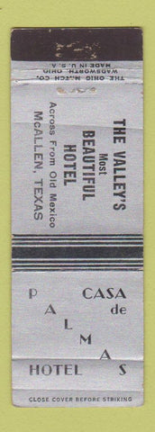 Matchbook Cover - Casa De Palmas Hotel McAllen TX WEAR