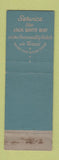Matchbook Cover - White Plaza Hotels TX Dallas San Antonio Corpus Christi
