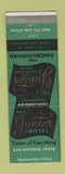 Matchbook Cover - Gunter Hotel San Antonio TX WEAR