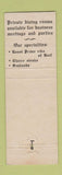 Matchbook Cover - St Clair's Nashville TN restaurant