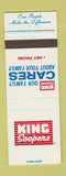 Matchbook Cover - King Soopers Grocery Store Colorado Denver Unit Pricing