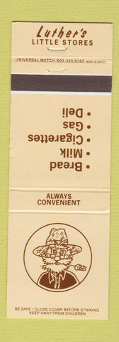 Matchbook Cover - Luther's Little Stores