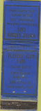 Matchbook Cover - Winter Garden Cafe Wilmington CA WORN