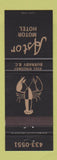 Matchbook Cover - Astor Motor Hotel Burnaby BC lobster