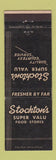 Matchbook Cover - Stockton's Grocery Newton IA