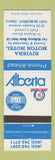 Matchbook Cover - Riviera Motor Hotel Fort McMurray AB 1980