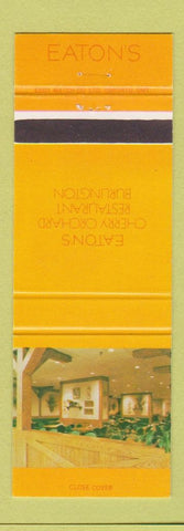 Matchbook Cover - Eaton's Cherry Orchard Restaurant Burlington ON