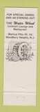 Matchbook Cover Bonanza Sirloin Pit Cherry Hill NJ Woodbury Heights Magnolia NJ