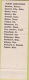 Matchbook Cover - Randy's Frozen Steaks Newton KS
