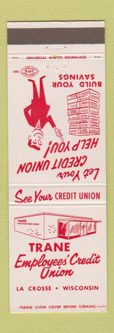 Matchbook Cover - Trane Employees' Credit Union La Crosse WI