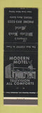 Matchbook Cover - Truro's Willow Bend Motel Truro NS