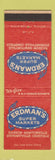 Matchbook Cover - Erdman's Grocery Kasson Chatfield Mantorville MN