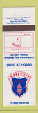 Matchbook Cover - Markville Billiards Markham ON