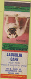 Matchbook Cover - Laughlin Cafe Greenburg IN Bulldog WEAR