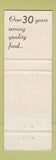 Matchbook Cover - Knotty Pine Restaurant Preston ON Totem