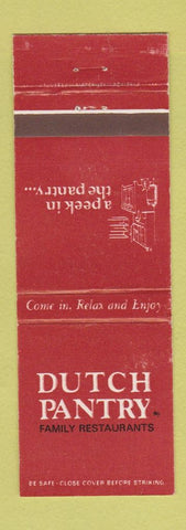 Matchbook Cover - Dutch Pantry CHAIN