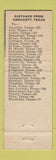 Matchbook Cover - Royal Cafe Crockett TX