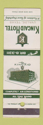 Matchbook Cover - Kincaid Hotel Uvalde TX