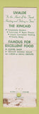 Matchbook Cover - Kincaid Hotel Uvalde TX