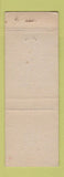 Matchbook Cover - Hillcrest Motel Weatherford TX WORN