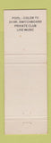 Matchbook Cover - Town and Country Motor Motel Wichita Falls TX