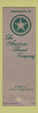 Matchbook Cover - Safety Report Injuries American Thread Company WEAR