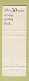 Matchbook Cover - Knotty Pine Restaurant Preston ON Totem