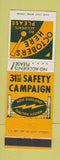 Matchbook Cover - New England Electric System Safety