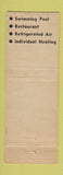 Matchbook Cover - Country Inn Motel Lubbock TX WORN