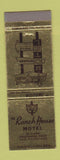 Matchbook Cover - Ranch House Motel Sweetwater TX