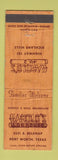 Matchbook Cover - Harold's Log House Fort Worth TX WORN