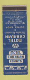 Matchbook Cover - Motel Caravan Anthony NM TX WEAR