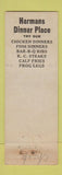 Matchbook Cover - Elizabeth Court Motel Fort Worth TX Dennis Harmans Restaurant