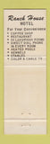Matchbook Cover - Ranch House Motel Sweetwater TX WEAR