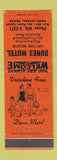 Matchbook Cover - Dunes Motel Port Isabel TX