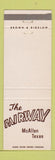 Matchbook Cover - Fairway McAllen TX