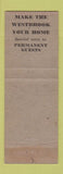 Matchbook Cover - Westbrook Hotel Fort Worth TX WORN