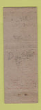 Matchbook Cover - Nueces Hotel Corpus Christi TX WEAR
