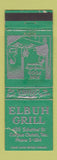 Matchbook Cover - Elburn Grill Corpus Christi TX WORN