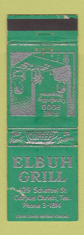 Matchbook Cover - Elburn Grill Corpus Christi TX WORN