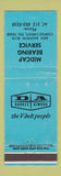 Matchbook Cover - Midcap Bearing Service Corpus Christi TX Durkee Atwood WEAR