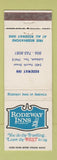 Matchbook Cover - Rodeway Inn Lubbock TX