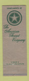Matchbook Cover - Safety Loose Clothing American Thread Company