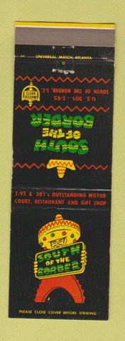 Matchbook Cover - South of the Border Dillon SC