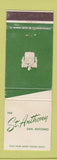 Matchbook Cover - St Anthony Hotel San Antonio TX