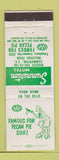 Matchbook Cover - Summerton Motel SC low phone # Pecan Pie WEAR