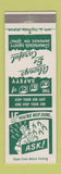 Matchbook Cover - Safety Ask Questions American Thread Company